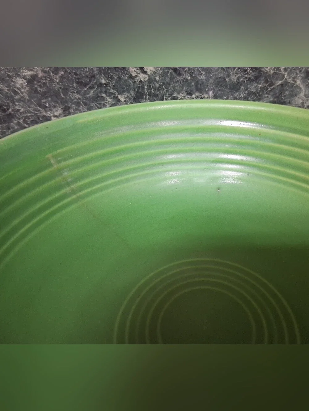 Vintage Fiestaware Homer Laughlin  Green Salad Serving Bowl 7.5